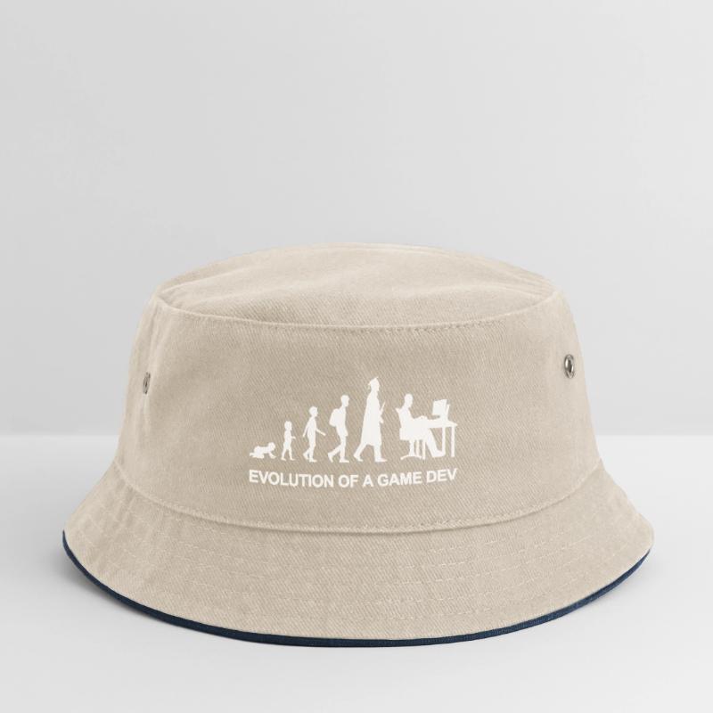 Game Developer Evolution Kinder Bucket Hat