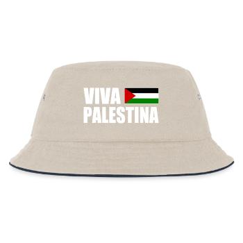 Viva palestina - Kids’ Bucket Hat - ecru/navy - Front