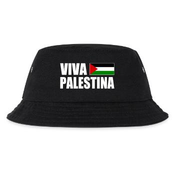 Viva palestina - Kinder Bucket Hat - Schwarz - Vorne