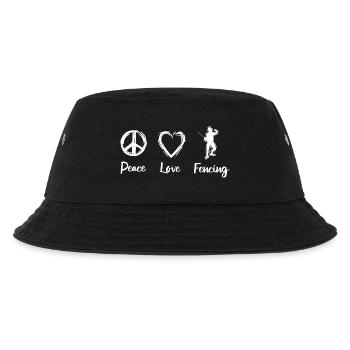 Paix Amour Escrime - Bob Enfant - noir - Devant
