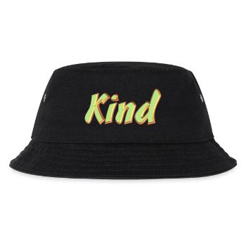 Kosename Papa 3D Style - Kinder Bucket Hat - Schwarz - Vorne