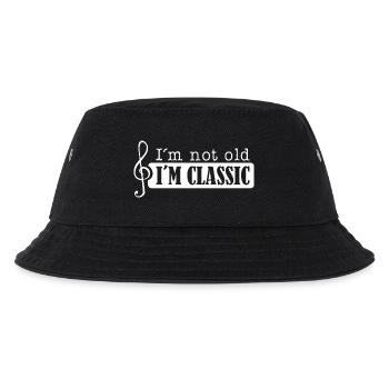 Classical Music Treble Clef Logo Orchestra icon - Kids’ Bucket Hat - black - Front