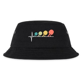 Tischtennis Herzschlag - Kinder Bucket Hat - Schwarz - Vorne