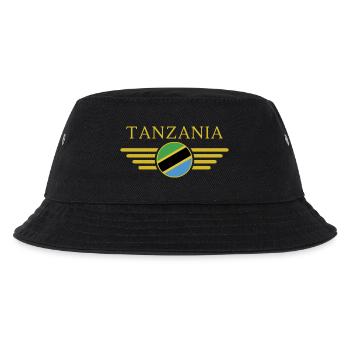 J’aime la Tanzanie, T-Shirt Design Style Élégance - Bob Enfant - noir - Devant