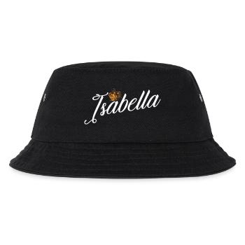Isabella Name für Frauen Kinder Kleinkinder - Isabella - Kinder Bucket Hat - Schwarz - Vorne