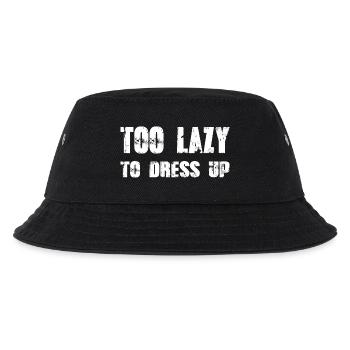 Too lazy dress up funny Halloween shirt - Kids’ Bucket Hat - black - Front