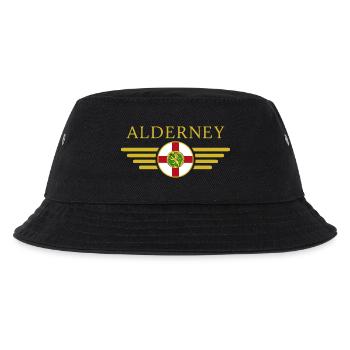 J’aime Aurigny, T-shirt design de style élégance - Bob Enfant - noir - Devant