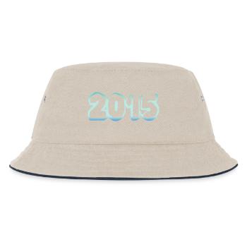 Eisblock 2015 - Kinder Bucket Hat - Natur/Navy - Vorne