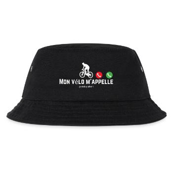 Mon vélo m'appelle je dois y aller ! cadeau vélo - Bob Enfant - noir - Devant