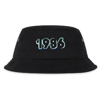 1986 - Kinder Bucket Hat - Schwarz - Vorne