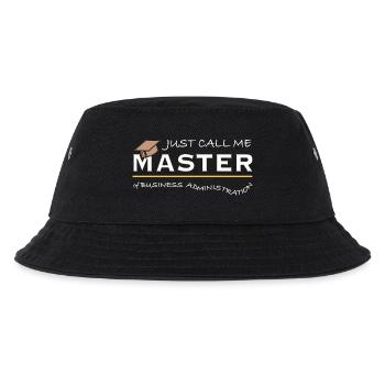 Just Call Me Master of Business Administration MBA - Kinder Bucket Hat - Schwarz - Vorne