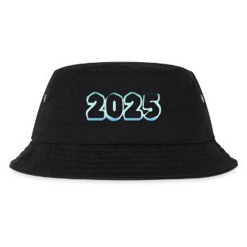 2025 - Kinder Bucket Hat - Schwarz - Vorne