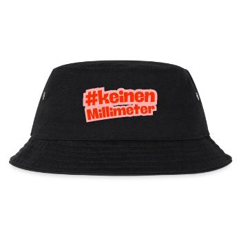 Keinen kein Millimeter nach rechts - Kinder Bucket Hat - Schwarz - Vorne