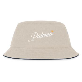 Paloma Nom personnalisé pour femmes enfants bambins - - Bob Enfant - blanc cassé/bleu marine - Devant