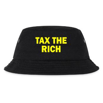 Tax the rich - Kinder Bucket Hat - Schwarz - Vorne