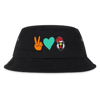 Chicken Rooster - Kids’ Bucket Hat - black - Front