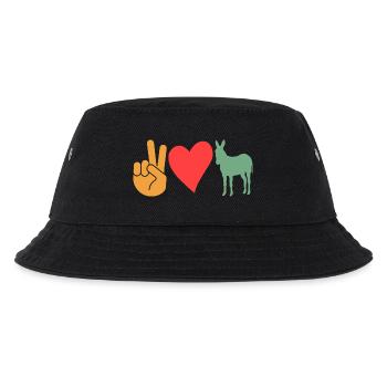 Donkey - Kids’ Bucket Hat - black - Front