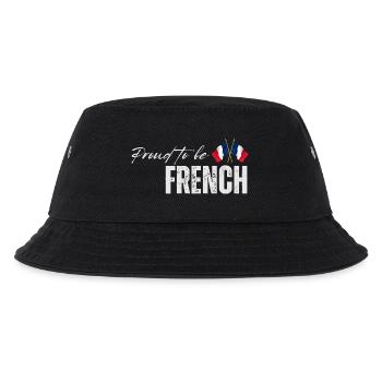 Stolzer Franzose, ich liebe Frankreich - Kinder Bucket Hat - Schwarz - Vorne