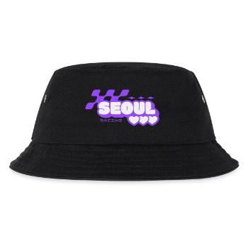 Seoul Racing Violet Rétro - Bob Enfant - noir - Devant