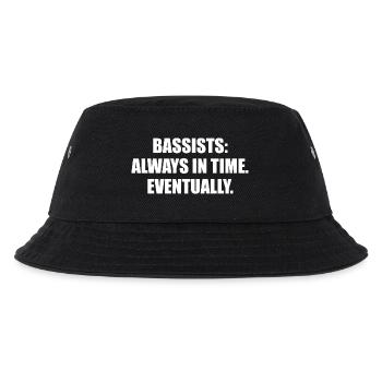 Bassists Always In Time Eventually - Kids’ Bucket Hat - black - Front
