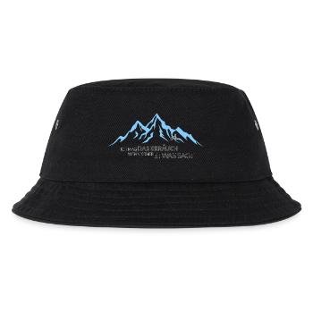 Mountain silence love of noise - Kids’ Bucket Hat - black - Front