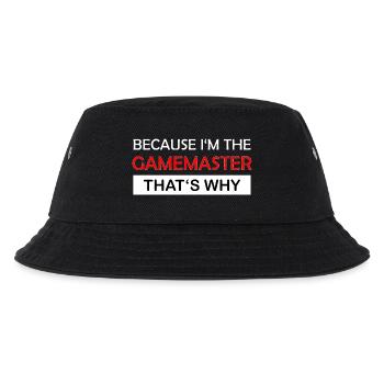 Because I'm the gamemaster Rollenspiel RPG - Kinder Bucket Hat - Schwarz - Vorne
