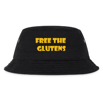 Free the glutens - Kids’ Bucket Hat - black - Front