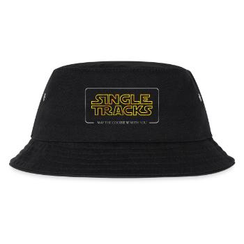 Single Tracks - Kids’ Bucket Hat - black - Front