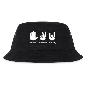 Paper scissors rock c - Kids’ Bucket Hat - black - Front