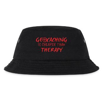 Geocaching, Geocache, GPS, Wandern, Nerd - Kinder Bucket Hat - Schwarz - Vorne