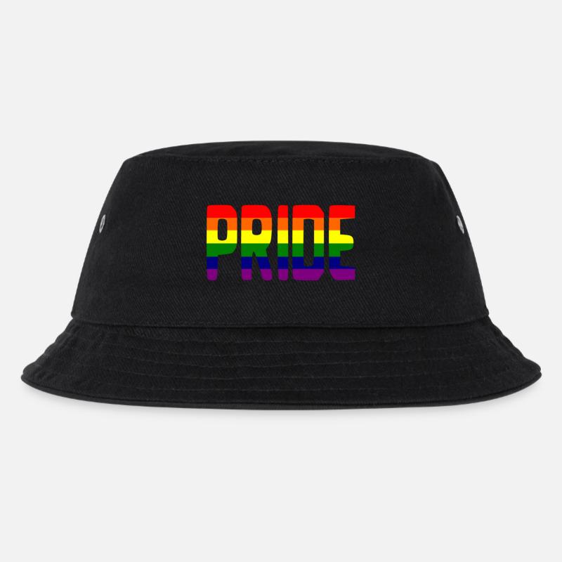 pride - Kinder Bucket Hat - Schwarz