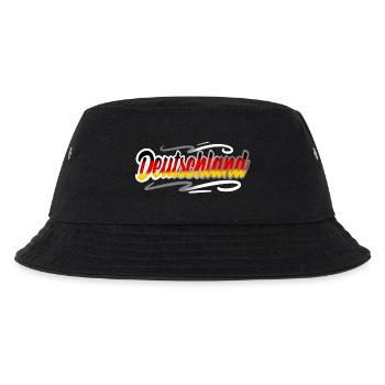 Deutschland - Kinder Bucket Hat - Schwarz - Vorne