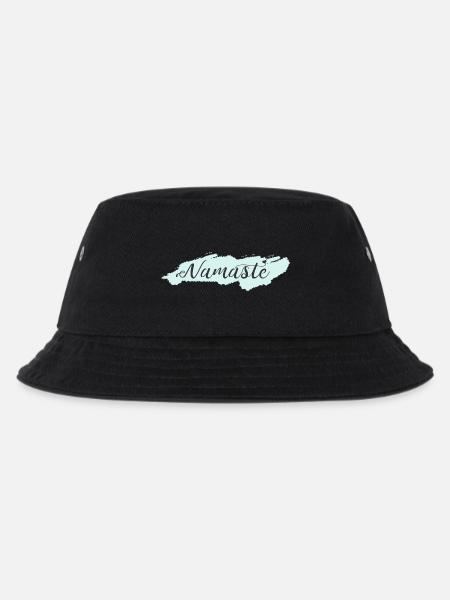 namaste - Kinder Bucket Hat - Schwarz