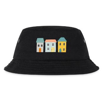 Houses - Kids’ Bucket Hat - black - Front