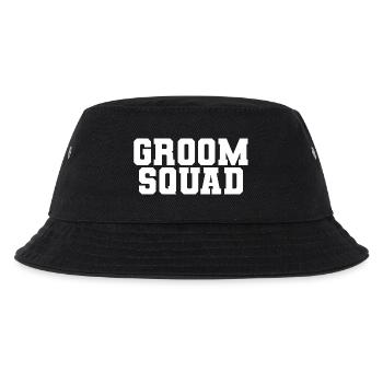 Groom Squad - Herren Junggesellenabschied Geschenk - Kinder Bucket Hat - Schwarz - Vorne