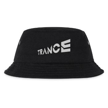 Techno Trance Schriftzug Musik - Kinder Bucket Hat - Schwarz - Vorne