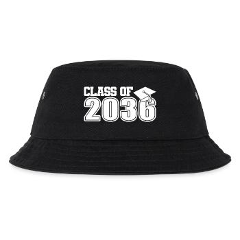 Klasse von 2036 Vorschulabschluss Pre-K Graduation - Kinder Bucket Hat - Schwarz - Vorne