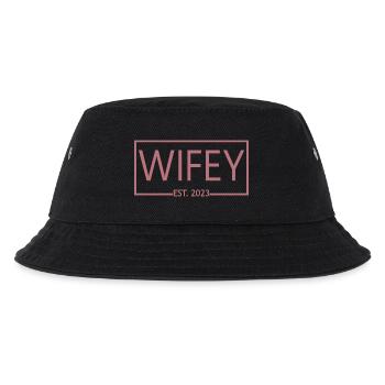 2023 Verlobung Brautdusche Hochzeit - Kinder Bucket Hat - Schwarz - Vorne