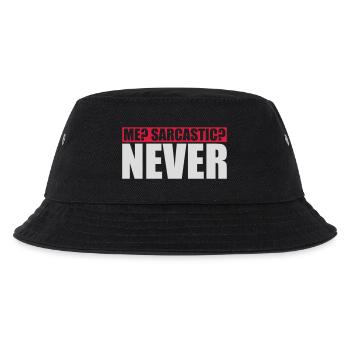 me sarcastic never quote - Kids’ Bucket Hat - black - Front