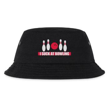 I suck at bowling - Kinder Bucket Hat - Schwarz - Vorne