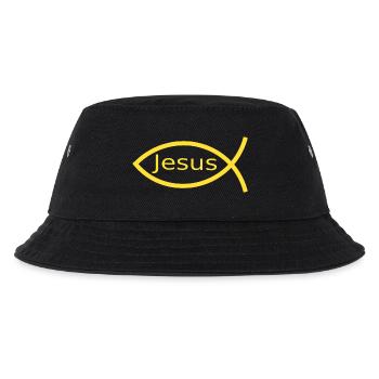 Jésus poisson Ichthys poisson poisson poisson - Bob Enfant - noir - Devant