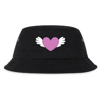 Valentine's Day Heart - Kids’ Bucket Hat - black - Front
