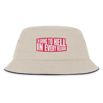 im going to hell - Kinder Bucket Hat - Natur/Navy - Vorne