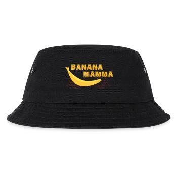 BANANA MAMMA - cool banana design - Kinder Bucket Hat - Schwarz - Vorne
