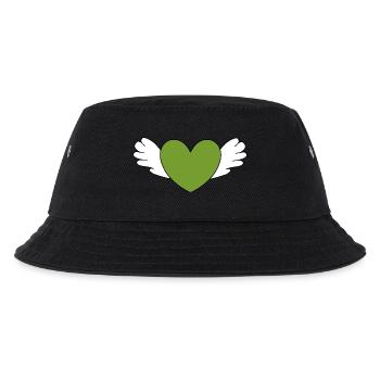 coeur vert coeurs verts couple cadeau - Bob Enfant - noir - Devant