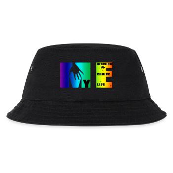 Manifesto of Me: Choice, Decision, Life - Kids’ Bucket Hat - black - Front