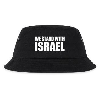 We Stand with israel - Kinder Bucket Hat - Schwarz - Vorne