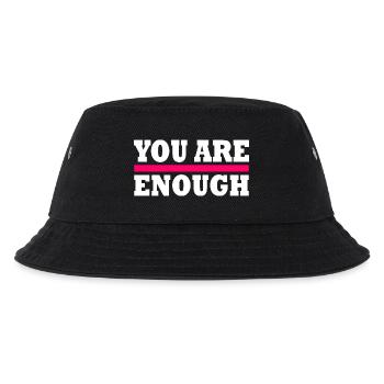 You are enough - Kids’ Bucket Hat - black - Front
