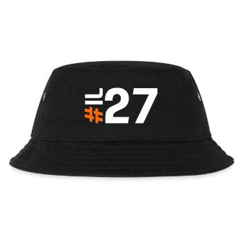 IL27-KARTON - Kinder Bucket Hat - Schwarz - Vorne
