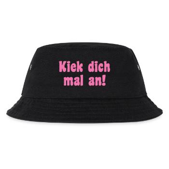 Modell Spruch Berliner - Kinder Bucket Hat - Schwarz - Vorne